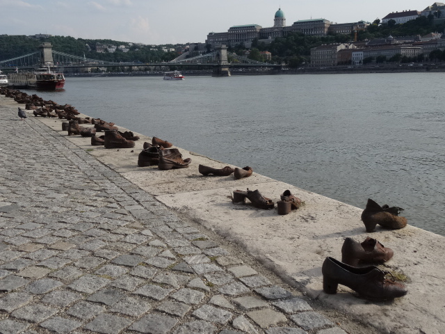 Shoes On The Danube Bank Budapest 